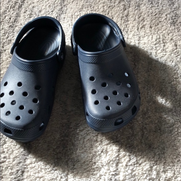 Navy Blue Crocs - Picture 2 of 3